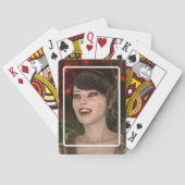 Schöne Hexe Spielkarten (Rückseite)