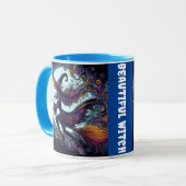 Schöne Hexe Tasse (Vorderseite Links)
