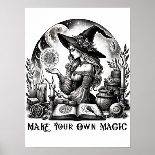 Schöne Hexen-Apotheke: Erschaffe deine eigene Magi Poster