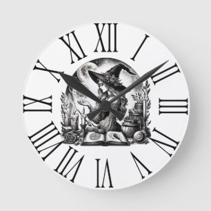 Schöne Hexen-Apotheke: Mach deine eigene Magie Runde Wanduhr