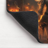 Schöne Hexenkürme Halloween Night Pumpkins Mousepad (Ecke)