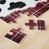 Schöne Highland-Kuh Puzzle (Seite)