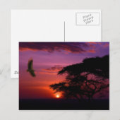 Schöne Himmel auf der Postkarte (Vorne/Hinten)