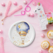 Schöne Himmel: Himmelsäulenduschballon Pappteller (Party)