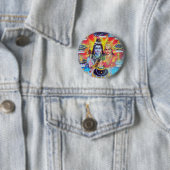 Schöne hindische Gottheiten und Göttinnen Button (Beispiel)