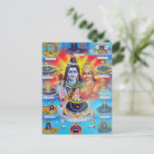 Schöne Hindu-Götter Postkarte (Stehend Vorderseite)