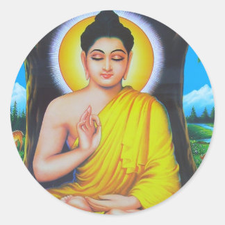 Schöne Hindu-Götter Runder Aufkleber