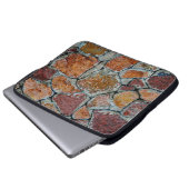 schöne Hintergrundtextur mit Steinabstrakt, a Laptopschutzhülle (Vorne Knopf)
