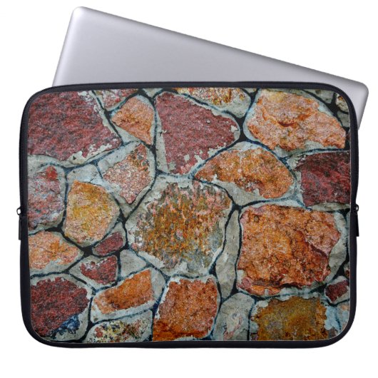 schöne Hintergrundtextur mit Steinabstrakt, a Laptopschutzhülle (Vorderseite)