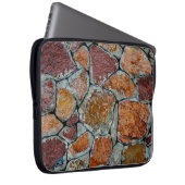 schöne Hintergrundtextur mit Steinabstrakten, Laptopschutzhülle (Vorne Rechts)