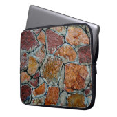 schöne Hintergrundtextur mit Steinabstrakten, Laptopschutzhülle (Vorderseite Links)