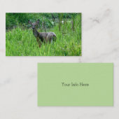 Schöne Hirsch-Visitenkarten Visitenkarte (Vorne/Hinten)