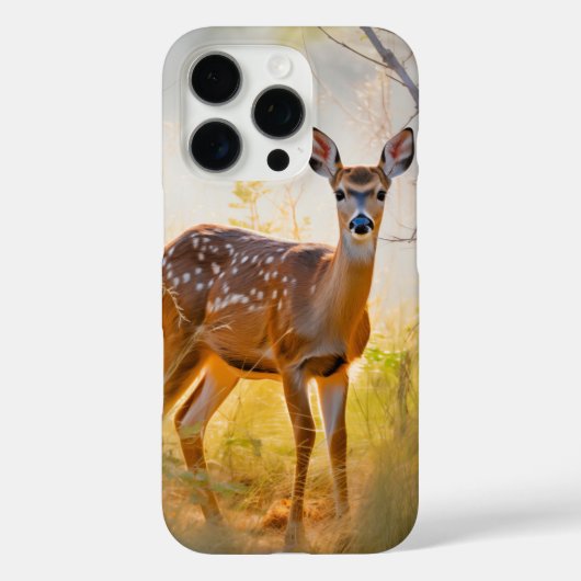 Schöne Hirsche im Waldlandschaftsdesign Case-Mate iPhone Hülle (Rückseite)