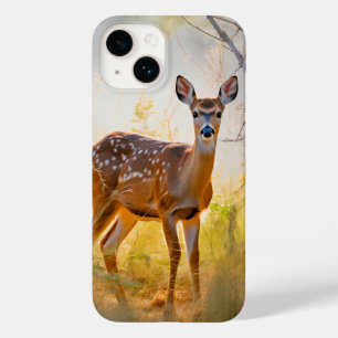 Schöne Hirsche im Waldlandschaftsdesign Case-Mate iPhone 14 Hülle
