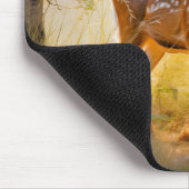 Schöne Hirsche im Waldlandschaftsdesign Mousepad (Ecke)