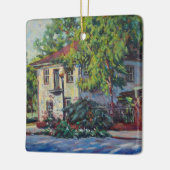 Schöne historische Zuhause in New Harmonie Indiana Keramikornament (Links)