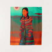 Schöne Hmong Art Wandteppich (Vorderseite)