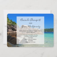 Schöne Hochzeit am Tropischen Meer