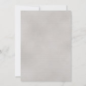 Schöne Hochzeit der hellrosa Rose Einladung (Rückseite)