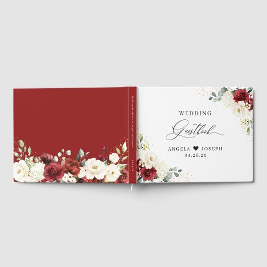 Schöne Hochzeit der Roten Rose Gästebuch (Voll)