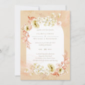 Schöne Hochzeit der Terracotta Floral (Vorderseite)
