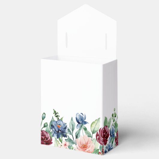 Schöne Hochzeit der Wasserfarben Personalisiert Geschenkschachtel (Geöffnet)