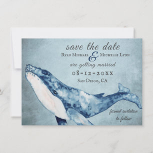 Schöne Hochzeit des Whale Beach Save The Date