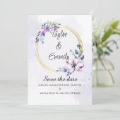 schöne Hochzeit Einladung (Stehend Vorderseite)