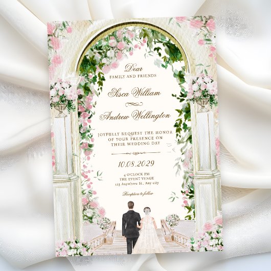 schöne Hochzeit Einladung