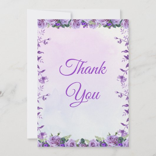 Schöne Hochzeit Einladung (Rückseite)