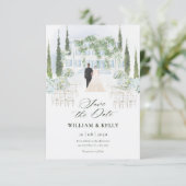 Schöne Hochzeit  Save The Date (Stehend Vorderseite)