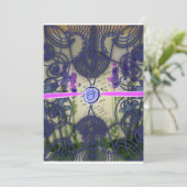 Schöne Hochzeitkarten Ankündigung (Stehend Vorderseite)