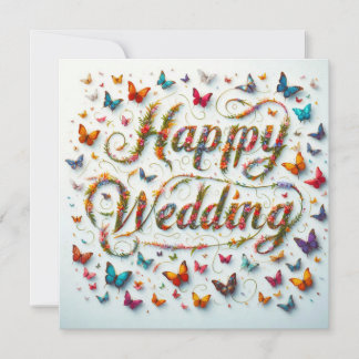 Schöne Hochzeitkarten Karte