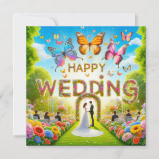 Schöne Hochzeitkarten Karte