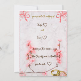 schöne Hochzeitseinladung Save The Date