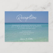 Schöne Hochzeitsfotografie Begleitkarte (Vorderseite)