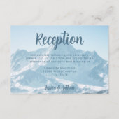 Schöne Hochzeitsfotografie Begleitkarte (Vorderseite)