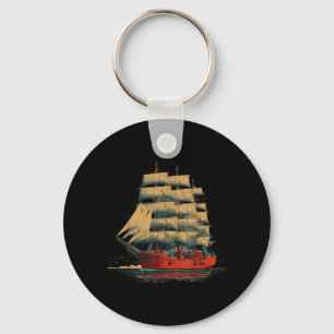 Schöne hohe Segelschiff-Kostüm für Galleonen-Liebh Schlüsselanhänger