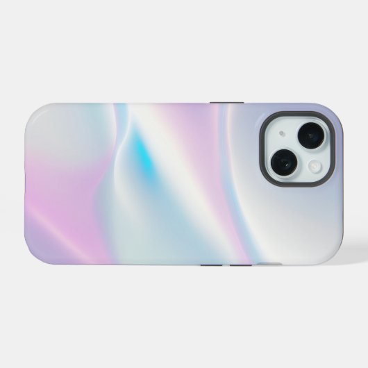 Schöne holografische Iridescent iPhone 15 Hülle (Rückseite (Horizontal))