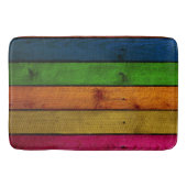 schöne Holzplanken Badematte (Vorderseite)