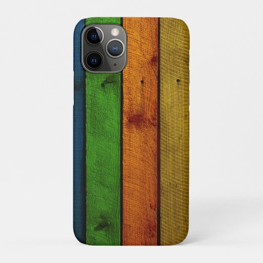 schöne Holzplanken Case-Mate iPhone Hülle (Rückseite)