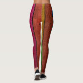 schöne Holzplanken Leggings (Rückseite)