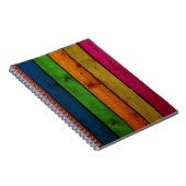 schöne Holzplanken Notizblock (Rechte Seite)