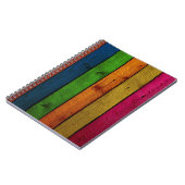 schöne Holzplanken Notizblock (Linke Seite)