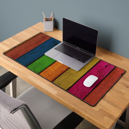 schöne Holzplanken Schreibtischunterlage (Büro 2)