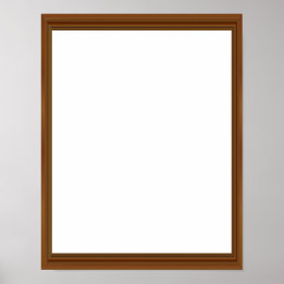 Schöne Holzrahmen spektakuläre Phantastische Leere Poster