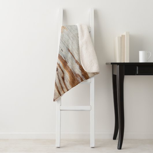 Schöne Holzstruktur oder Hintergrundabstrakte, gr Sherpadecke (Beispiel)