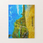 Schöne Honduras Ozean Blick Ölfarbe Puzzle (Vertikal)