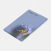 Schöne Honeybee auf der California Lilac Post-it Klebezettel (angewinkelt)