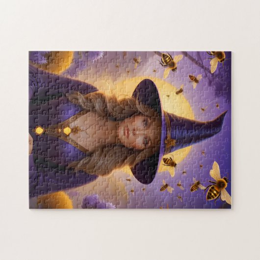 Schöne Honeybee Hexe Puzzle (Horizontal)